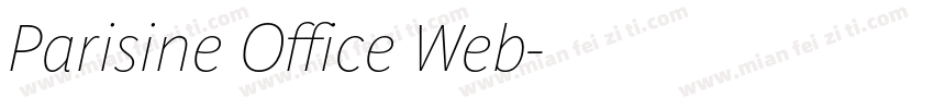 Parisine Office Web字体转换